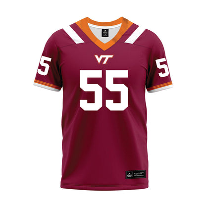 Virginia Tech - NCAA Football : Gerard Johnson - Premium Football Jersey-0
