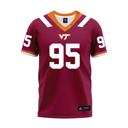 Virginia Tech - NCAA Football : Nick Veltsistas - Premium Football Jersey