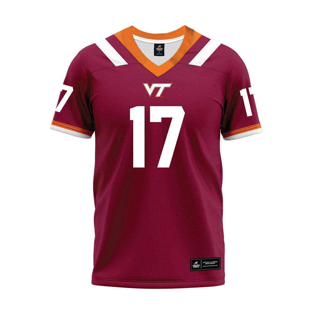 Virginia Tech - NCAA Football : Caleb Brown - Premium Football Jersey-0
