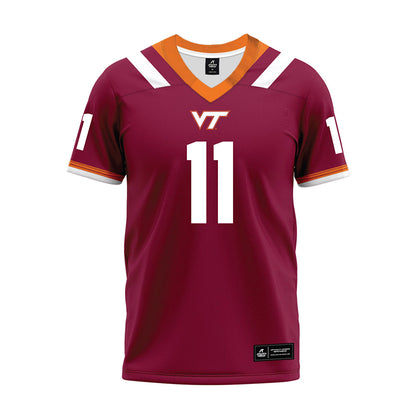 Virginia Tech - NCAA Football : Tucker Holloway - Premium Football Jersey