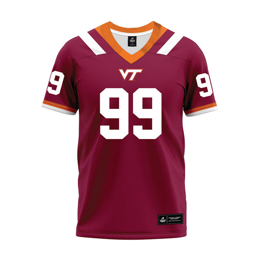 Virginia Tech - NCAA Football : Emmett Laws - Premium Football Jersey-0