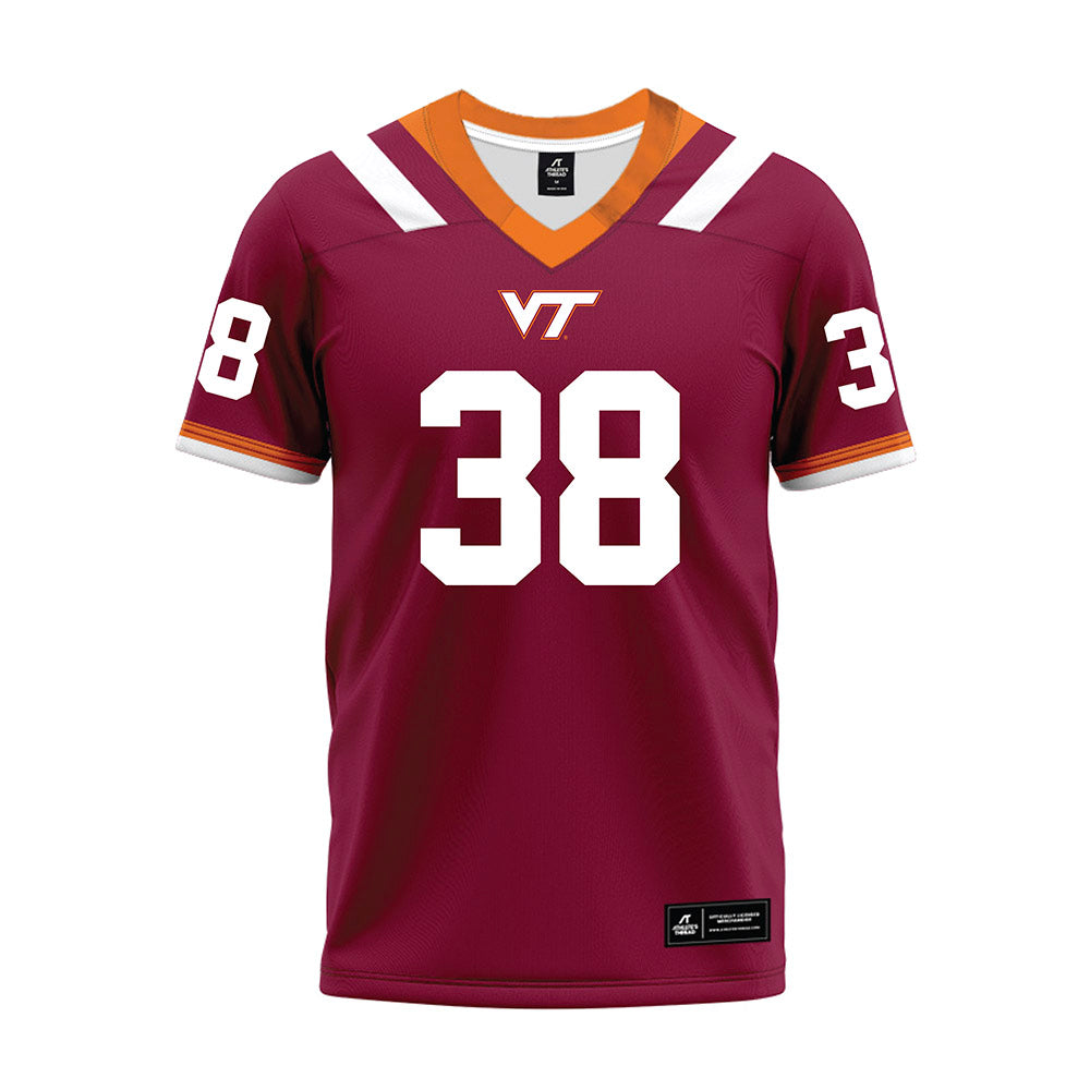 Virginia Tech - NCAA Football : Jayden McDonald - Premium Football Jersey