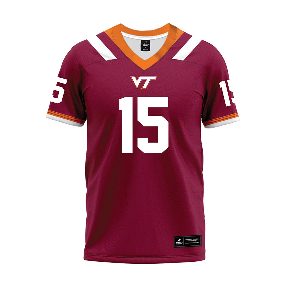 Virginia Tech - NCAA Football : Jaylen Jones - Premium Football Jersey