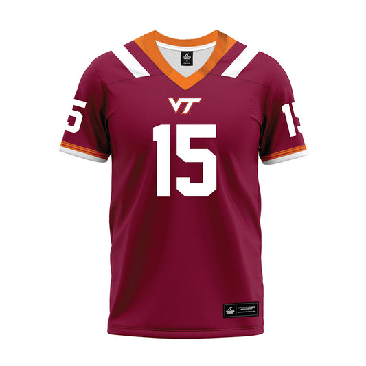 Virginia Tech - NCAA Football : Jaylen Jones - Premium Football Jersey