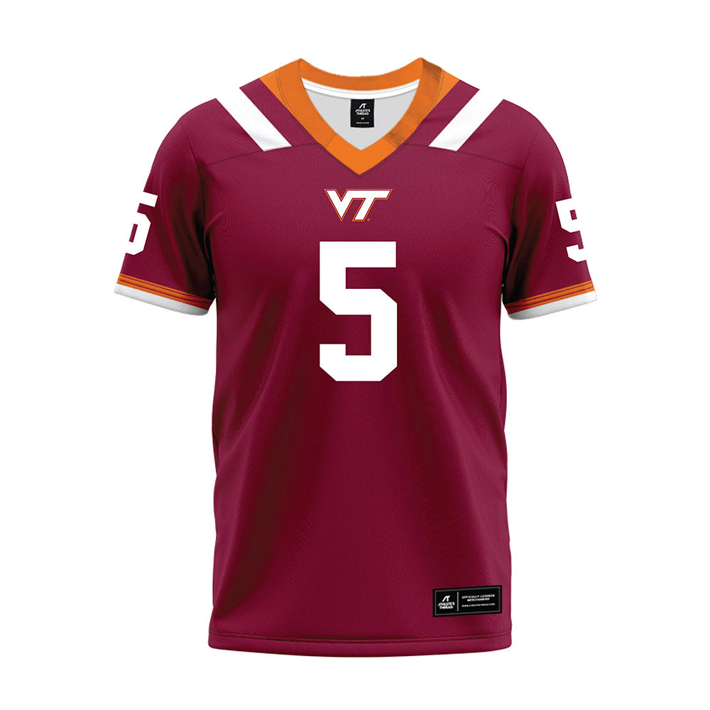 Virginia Tech - NCAA Football : Joshua Clarke - Premium Football Jersey-0