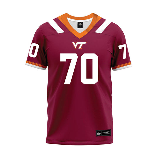 Virginia Tech - NCAA Football : Carter Stallard - Premium Football Jersey-0