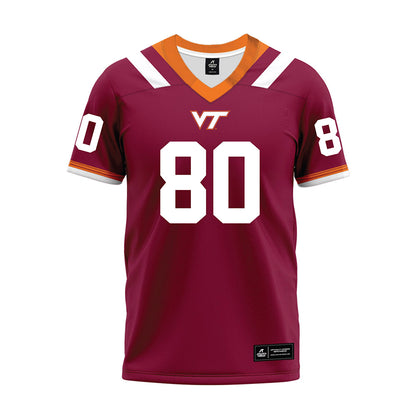 Virginia Tech - NCAA Football : LJ Booker - Premium Football Jersey-0