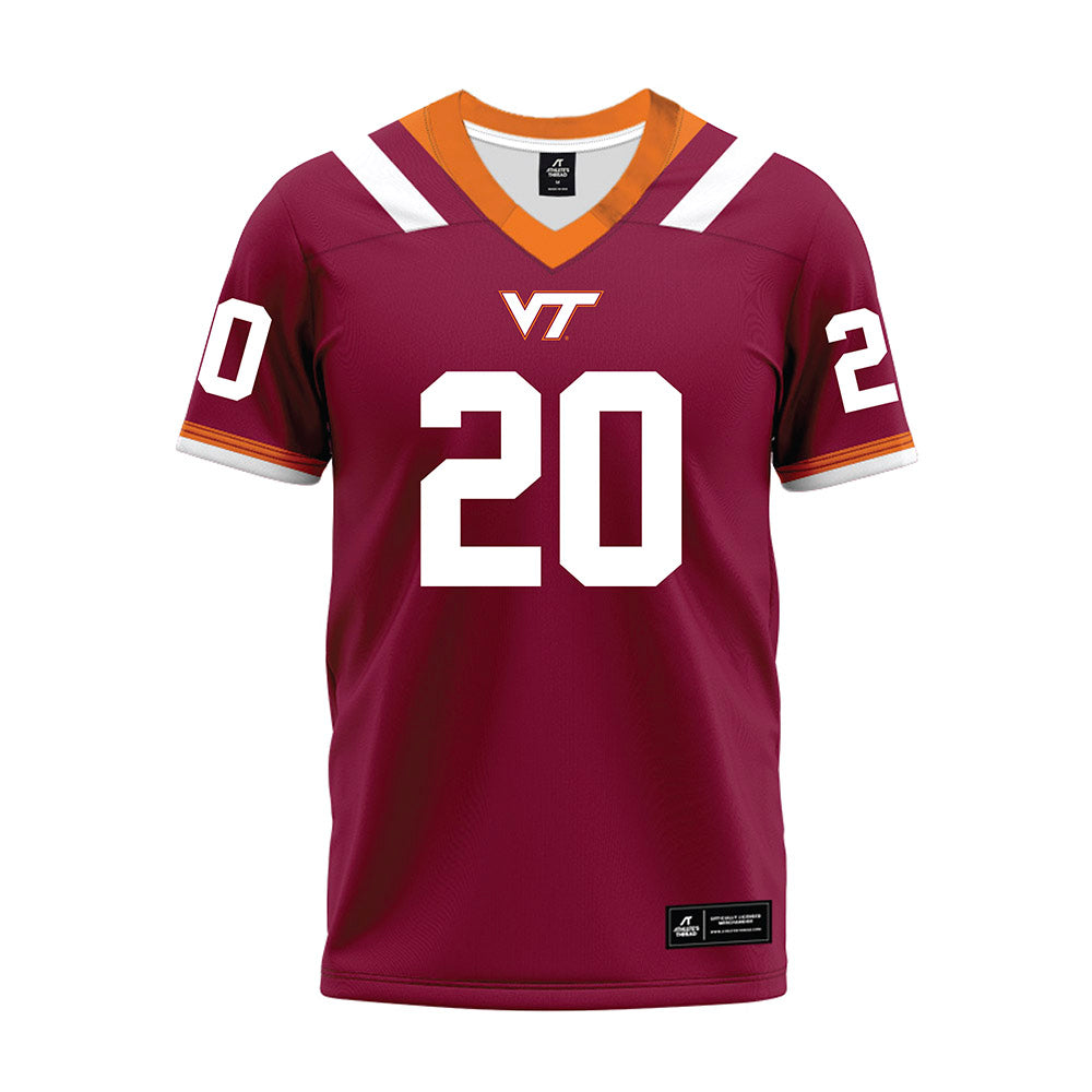 Virginia Tech - NCAA Football : PJ Prioleau - Premium Football Jersey