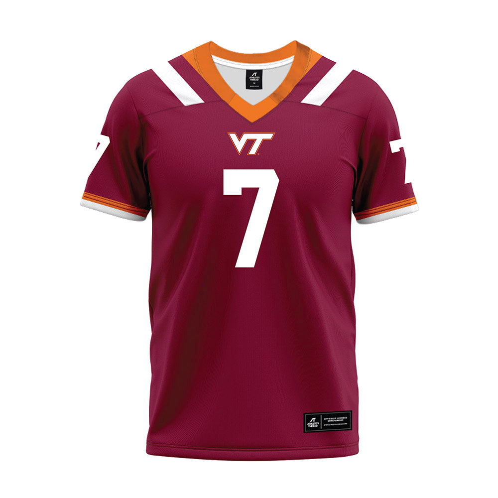 Virginia Tech - NCAA Football : Chanz Wiggins - Premium Football Jersey