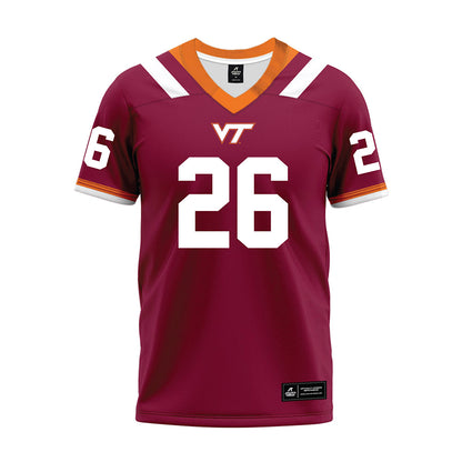 Virginia Tech - NCAA Football : Antwone Santiago - Premium Football Jersey-0