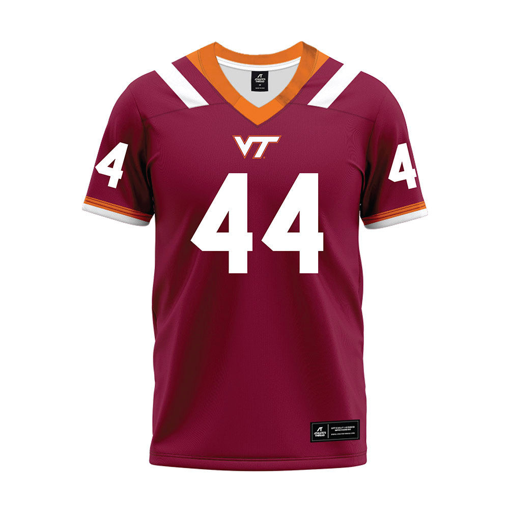 Virginia Tech - NCAA Football : Brett Clatterbaugh - Premium Football Jersey-0