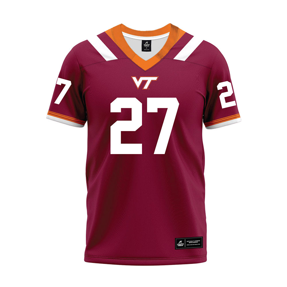 Virginia Tech - NCAA Football : Tyler Childress - Premium Football Jersey