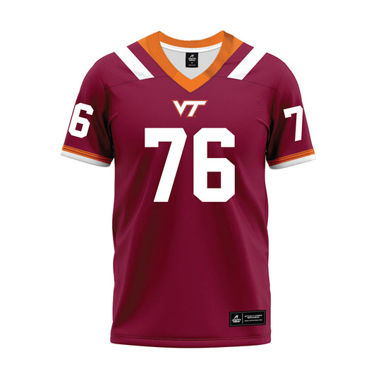 Virginia Tech - NCAA Football : Aidan Lynch - Premium Football Jersey-0