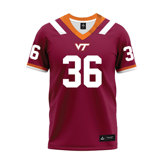 Virginia Tech - NCAA Football : Brody Jones - Premium Football Jersey-0