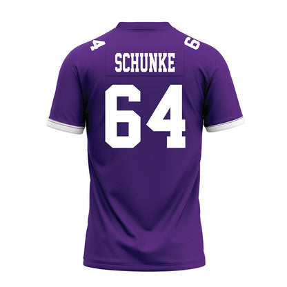 Kansas State - NCAA Football : Navarro Schunke - Purple Premium Football Jersey