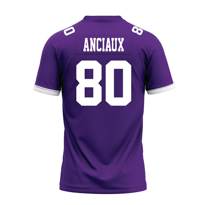 Kansas State - NCAA Football : Will Anciaux - Purple Premium Football Jersey