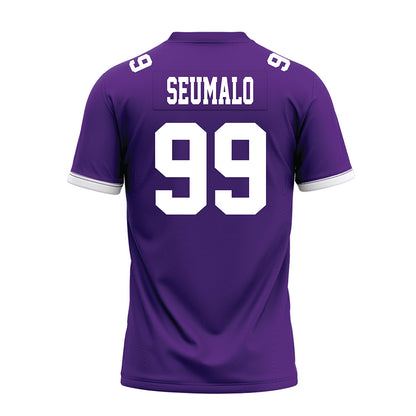 Kansas State - NCAA Football : Uso Seumalo - Purple Premium Football Jersey