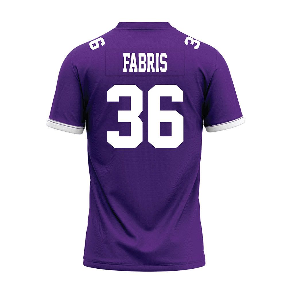 Kansas State - NCAA Football : Jack Fabris - Purple Premium Football Jersey