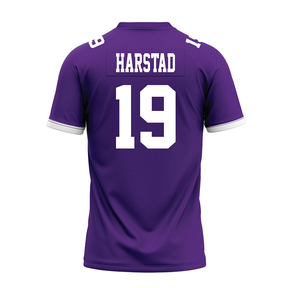 Kansas State - NCAA Football : Garrett Harstad - Purple Premium Football Jersey