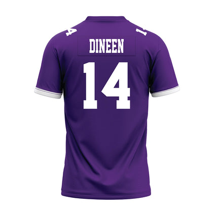 Kansas State - NCAA Football : Jet Dineen - Purple Premium Football Jersey