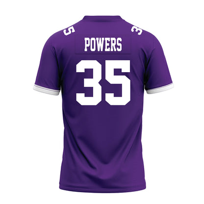 Kansas State - NCAA Football : Gabe Powers - Purple Premium Football Jersey-1