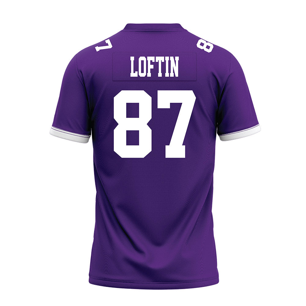 Kansas State - NCAA Football : Brayden Loftin - Purple Premium Football Jersey