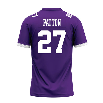 Kansas State - NCAA Football : Cub Patton - Purple Premium Football Jersey-1