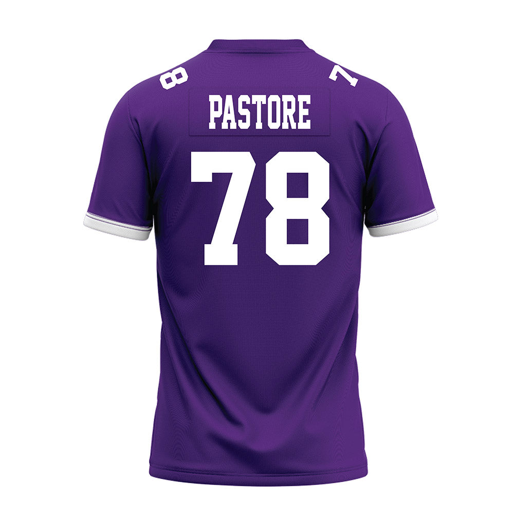 Kansas State - NCAA Football : John Pastore - Purple Premium Football Jersey