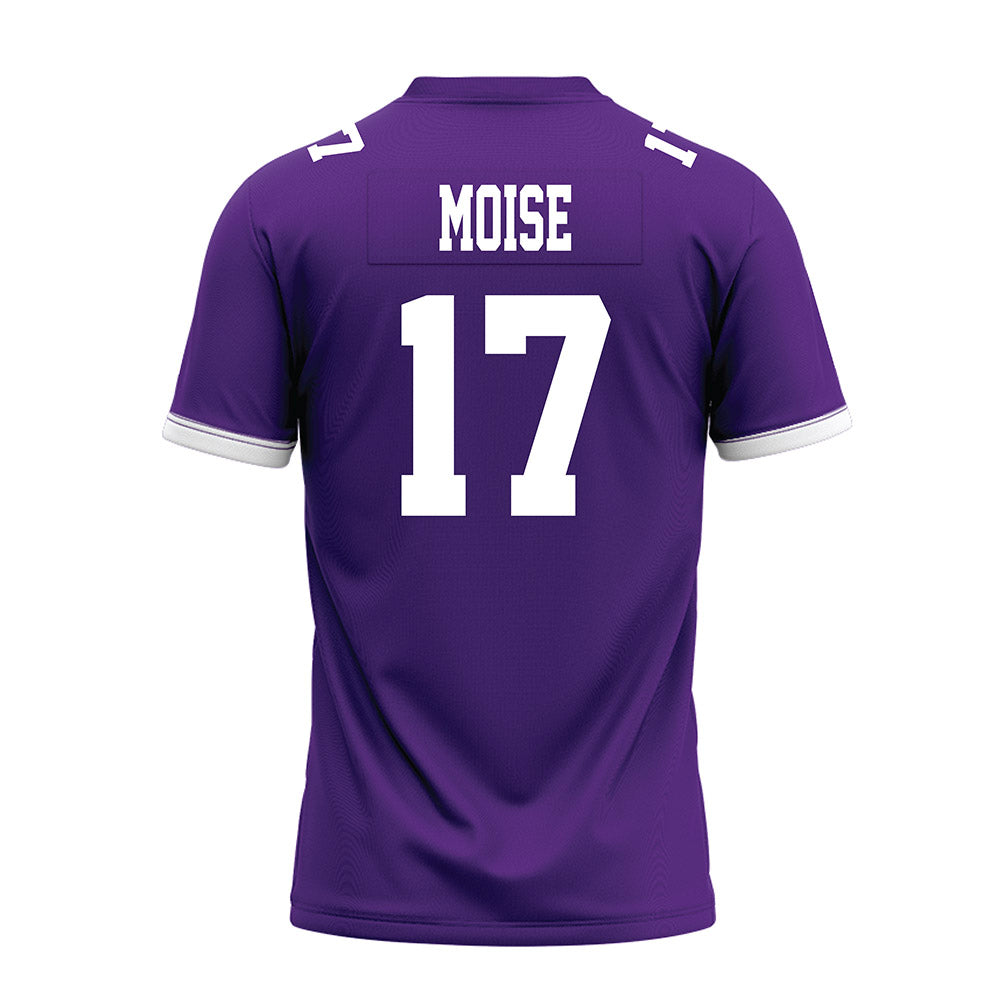 Kansas State - NCAA Football : Adonis Moise - Purple Premium Football Jersey-1