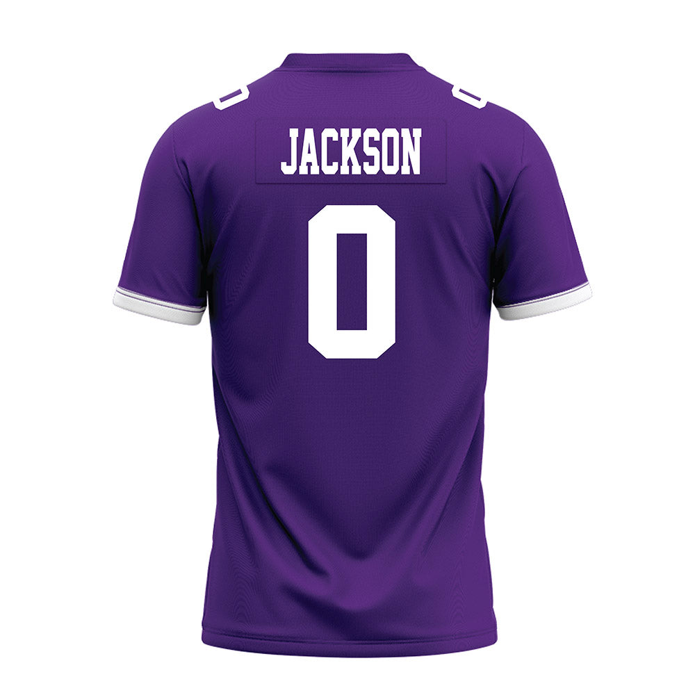 Kansas State - NCAA Football : Jadon Jackson - Purple Premium Football Jersey