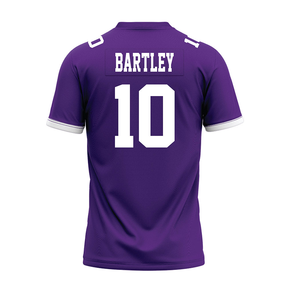 Kansas State - NCAA Football : Logan Bartley - Purple Premium Football Jersey-1