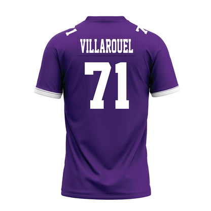Kansas State - NCAA Football : Dylan Villarouel - Purple Premium Football Jersey-1