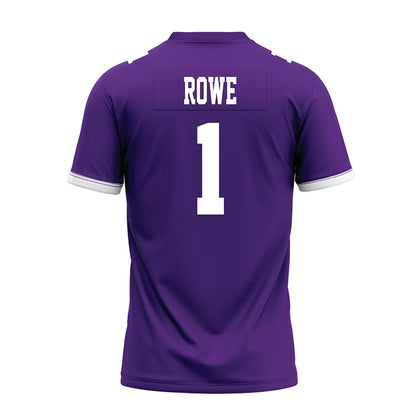 Kansas State - NCAA Football : Jayden Rowe - Purple Premium Football Jersey-1