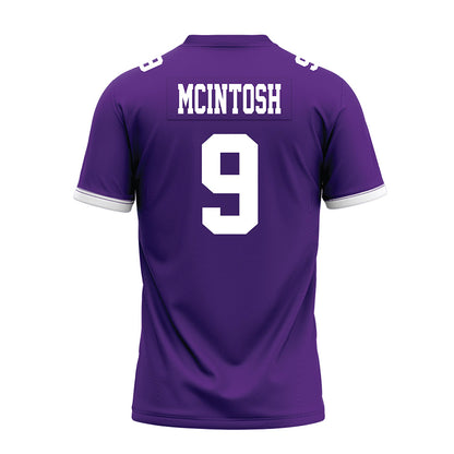 Kansas State - NCAA Football : Donovan McIntosh - Purple Premium Football Jersey