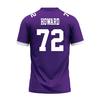 Kansas State - NCAA Football : Ryan Howard - Purple Premium Football Jersey