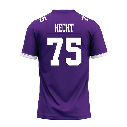 Kansas State - NCAA Football : Sam Hecht - Purple Premium Football Jersey