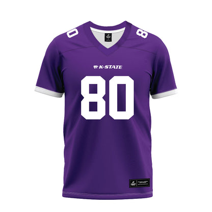 Kansas State - NCAA Football : Will Anciaux - Purple Premium Football Jersey