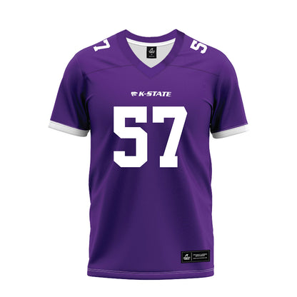 Kansas State - NCAA Football : Beau Palmer - Purple Premium Football Jersey