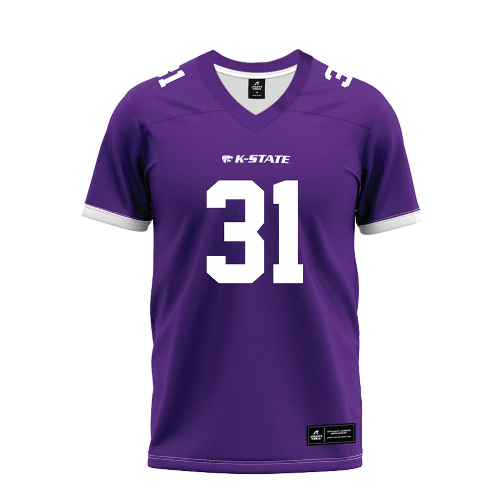 Kansas State - NCAA Football : Dominic Mitchell - Purple Premium Football Jersey-0