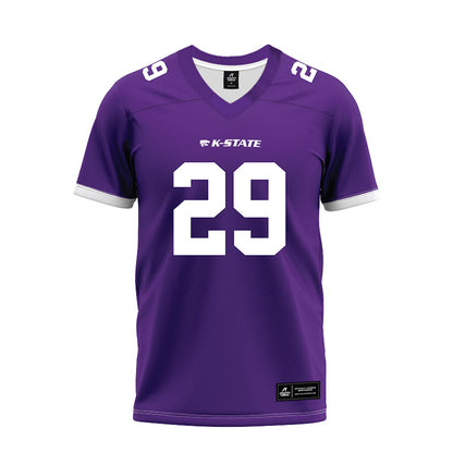 Kansas State - NCAA Football : Kanijal Thomas - Purple Premium Football Jersey