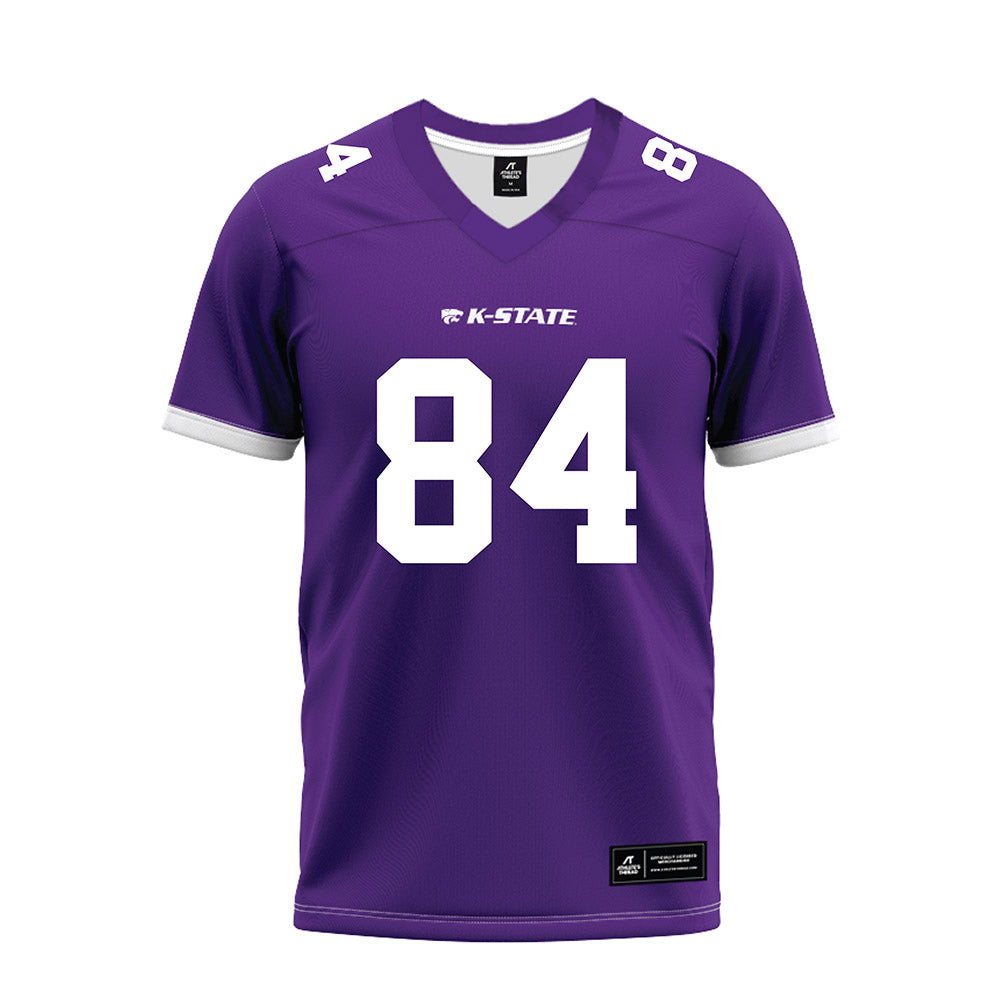 Kansas State - NCAA Football : Isaac Koch - Purple Premium Football Jersey