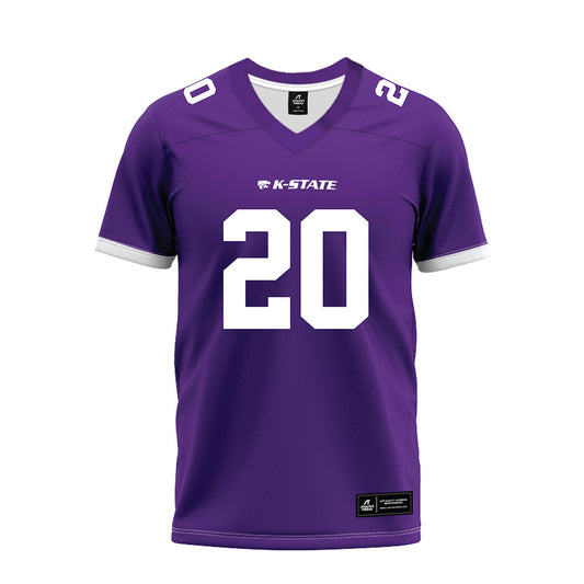 Kansas State - NCAA Football : Jordan Riley - Purple Premium Football Jersey