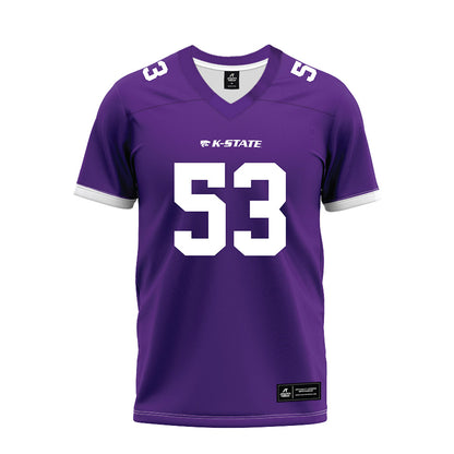 Kansas State - NCAA Football : Drake Bequeaith - Purple Premium Football Jersey