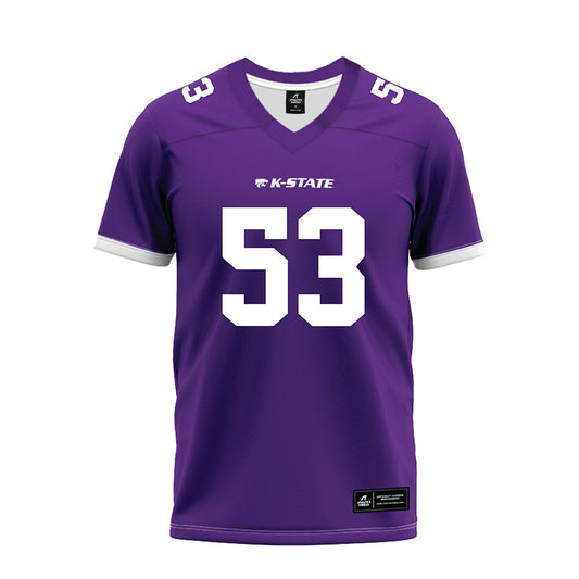 Kansas State - NCAA Football : Drake Bequeaith - Purple Premium Football Jersey