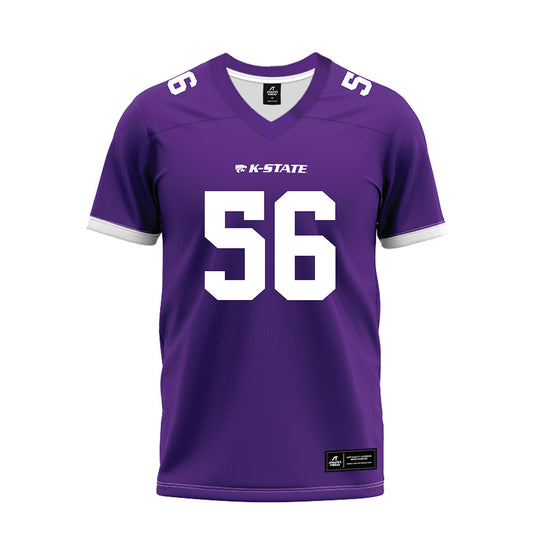 Kansas State - NCAA Football : Damian Ilalio - Purple Premium Football Jersey