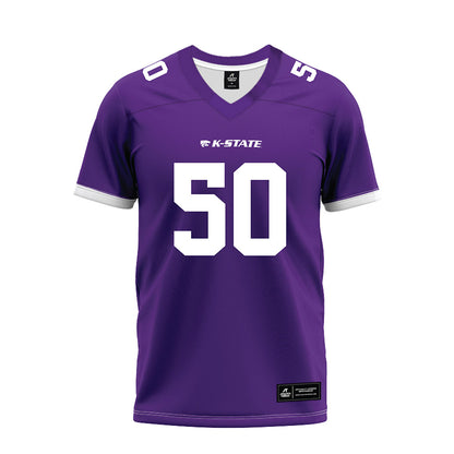 Kansas State - NCAA Football : Boone Morris - Purple Premium Football Jersey