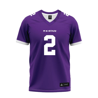 Kansas State - NCAA Football : Bryce Noernberg - Purple Premium Football Jersey