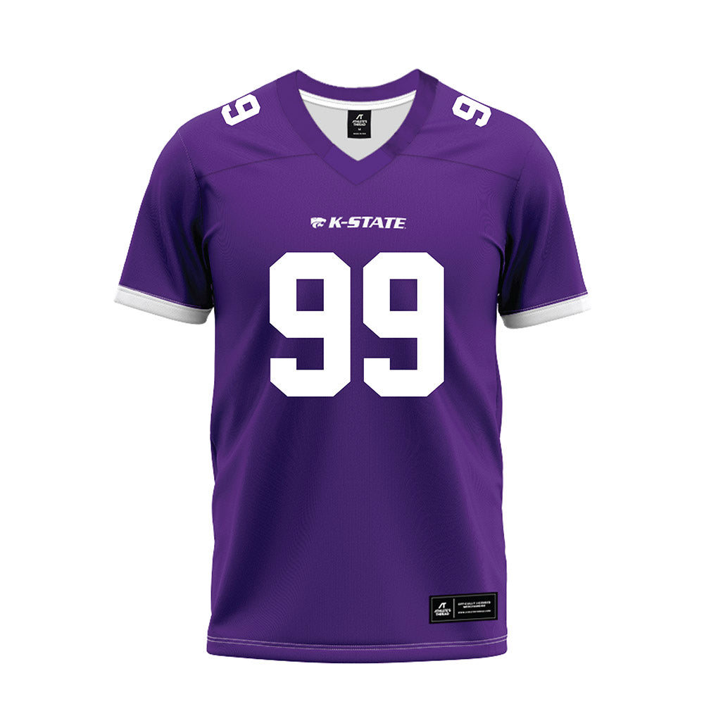 Kansas State - NCAA Football : Uso Seumalo - Purple Premium Football Jersey