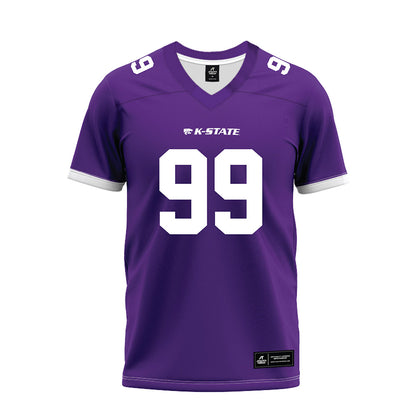 Kansas State - NCAA Football : Uso Seumalo - Purple Premium Football Jersey