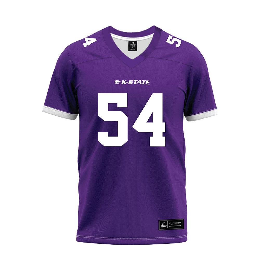 Kansas State - NCAA Football : Hadley Panzer - Purple Premium Football Jersey